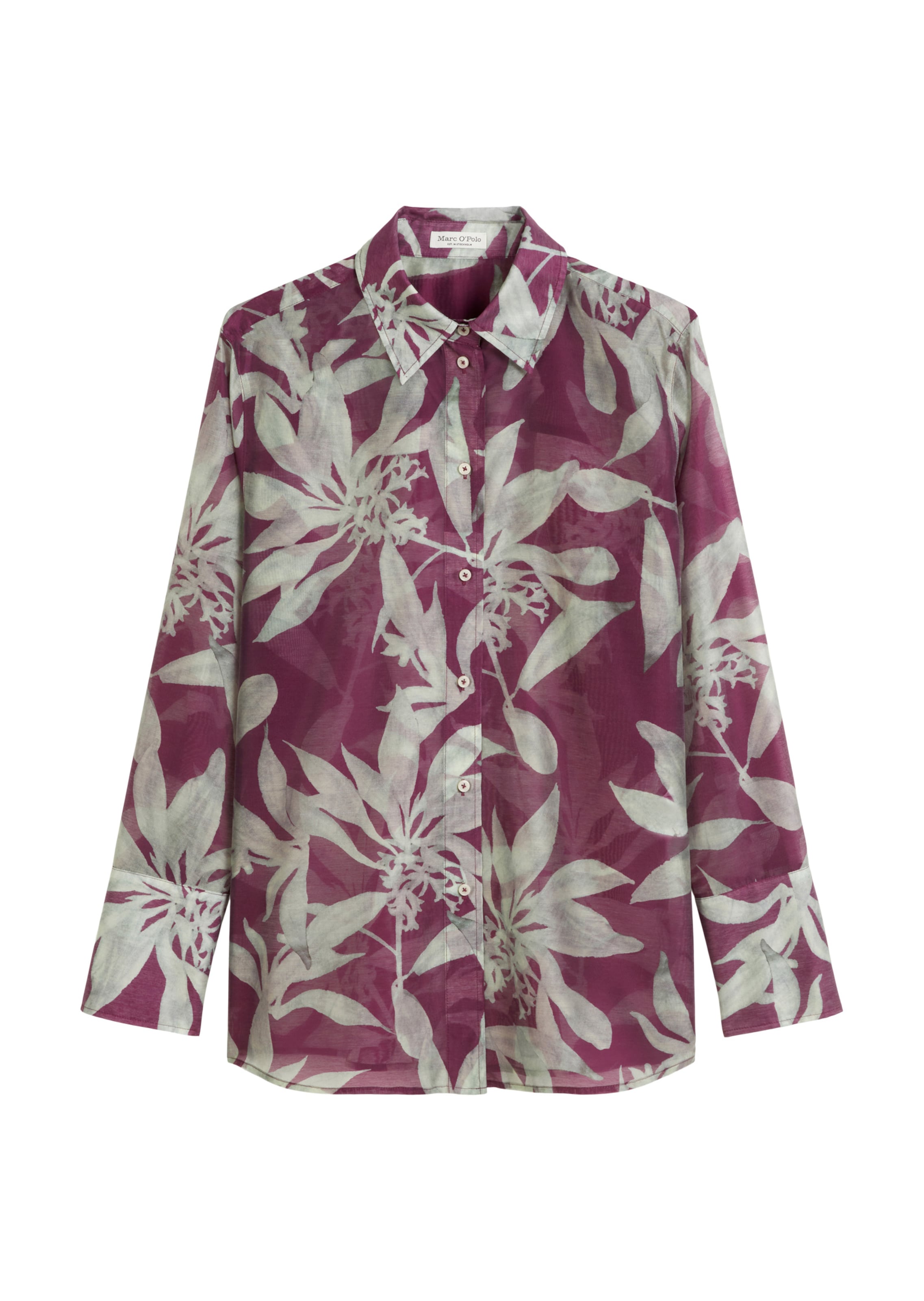Marc O'Polo Bluse in Lila: Vorderseite