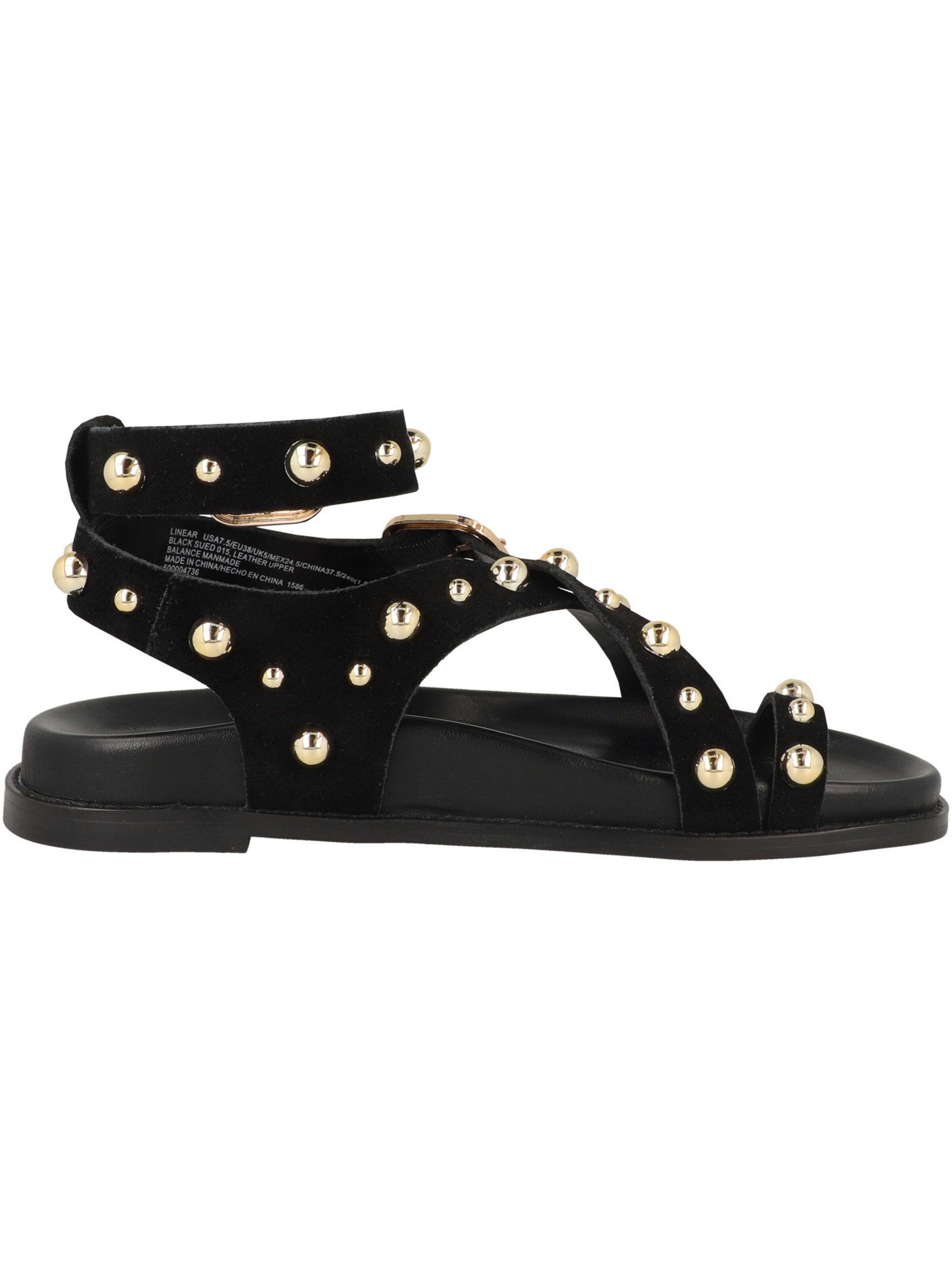 STEVE MADDEN Sandaal 'Linear' in Zwart