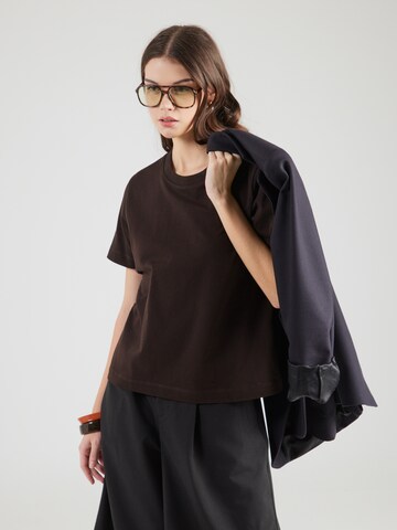 T-shirt 'Camino' Samsøe Samsøe en marron : devant