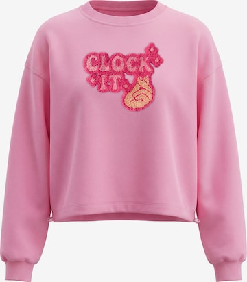 MYMO - Sudadera en rosa: frente