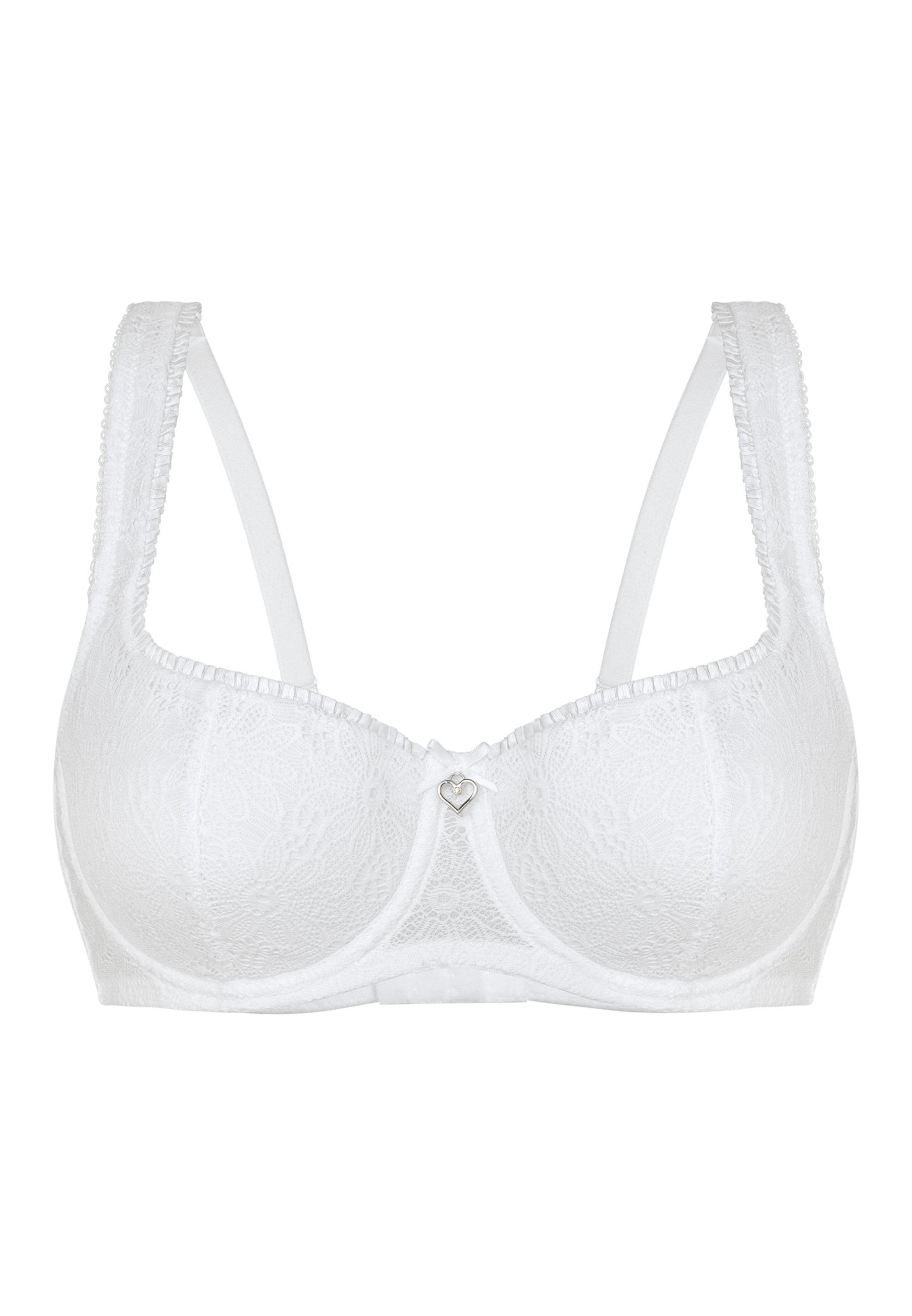 sassa Push-up BH in Wit: voorkant