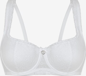 Push-up Soutien-gorge sassa en blanc : devant