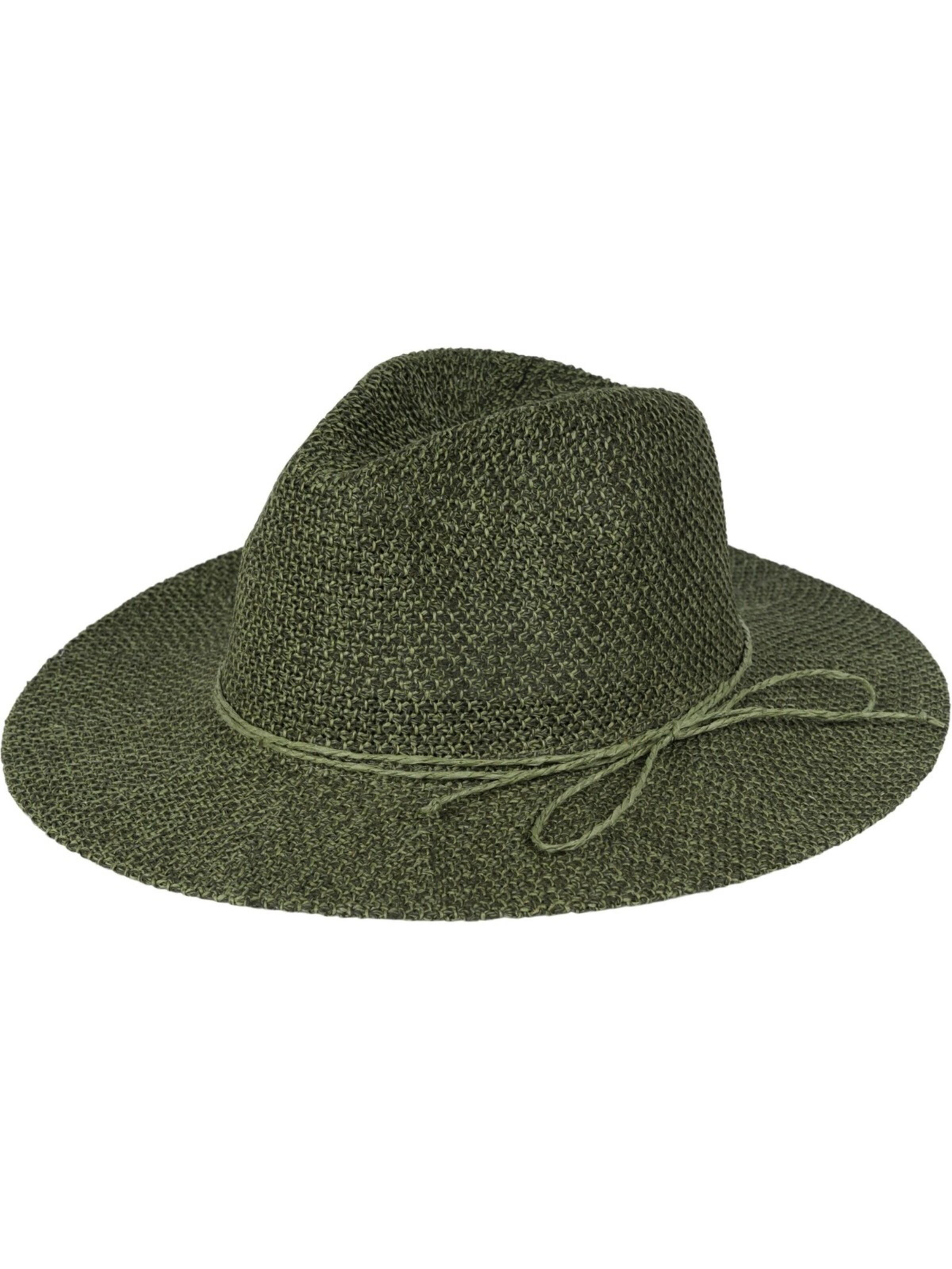 styleBREAKER Hat 'Panama Strohhut' in Green: front