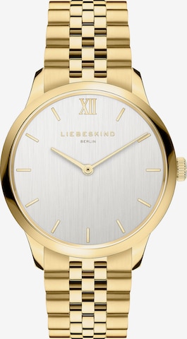 Liebeskind Berlin - Reloj analógico en oro: frente