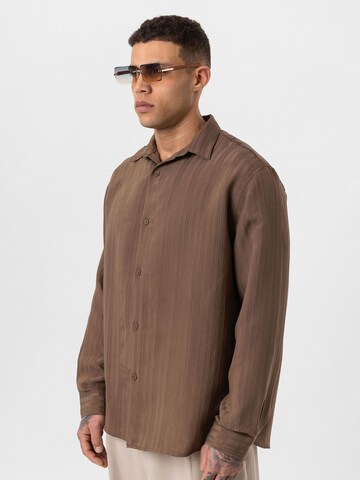 Coupe regular Chemise Dandalo en marron