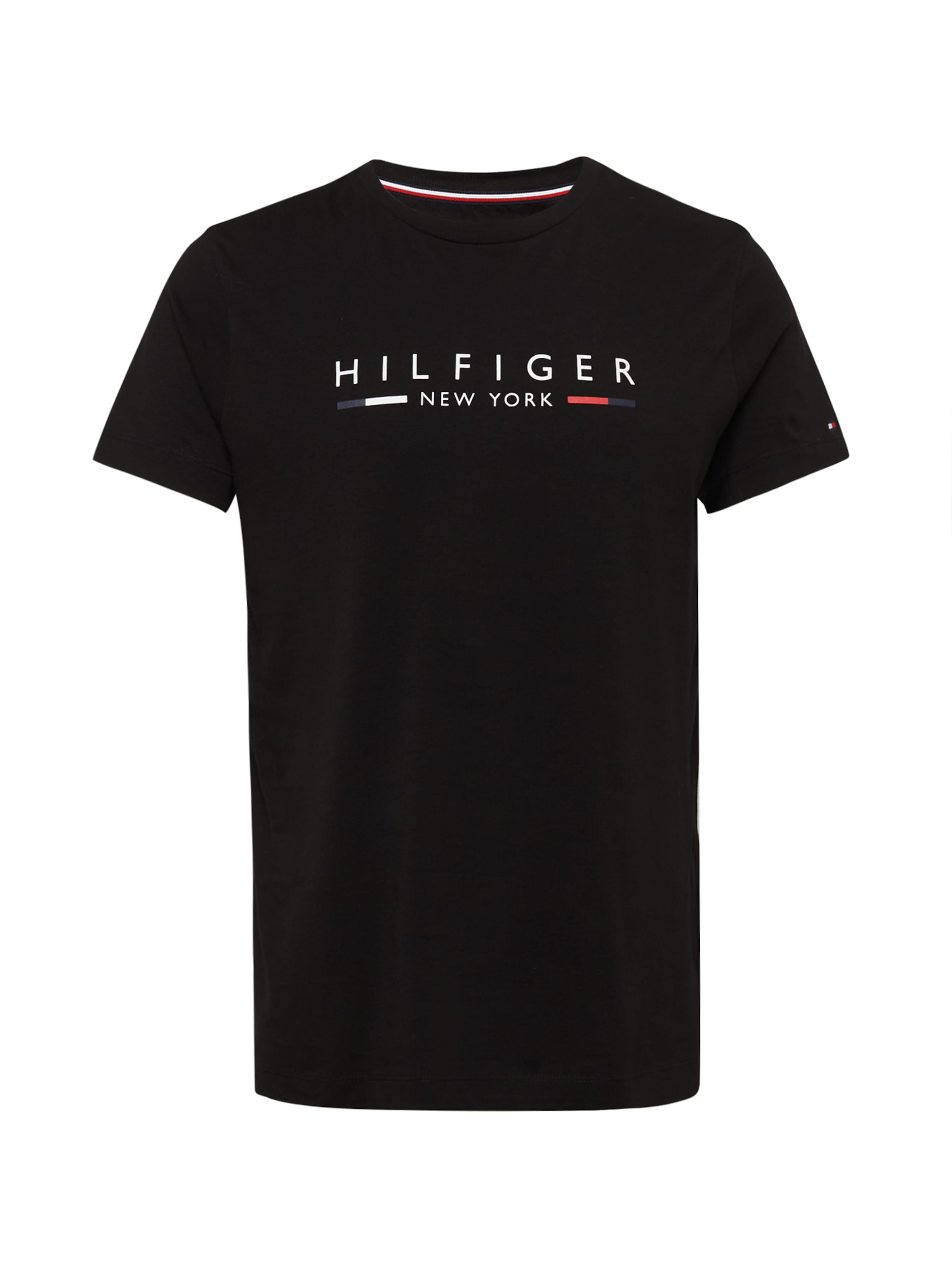 TOMMY HILFIGER Shirt 'New York' in Black: front