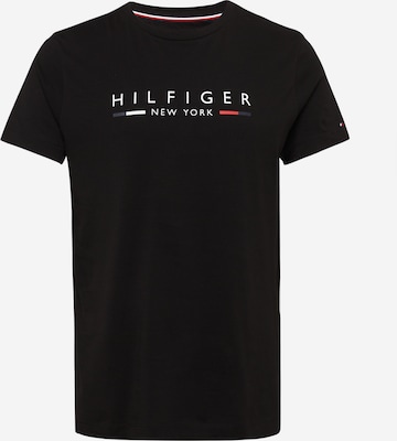 TOMMY HILFIGER Shirt 'New York' in Zwart: voorkant