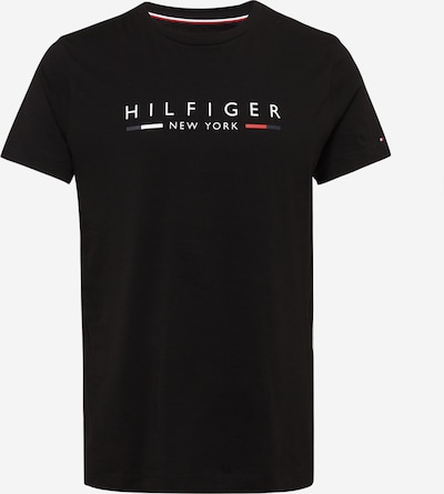TOMMY HILFIGER Тениска 'New York' в червено / черно / бяло, Преглед на продукта