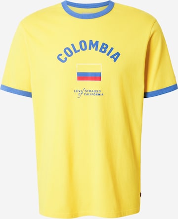 LEVI'S ® Tričko 'X WC RINGER' - Žltá: predná strana