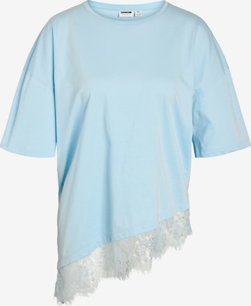 T-shirt Noisy may en bleu : devant