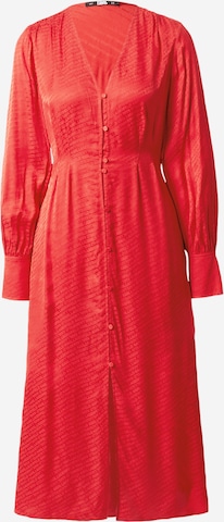 Karl Lagerfeld Shirt Dress in Red: front