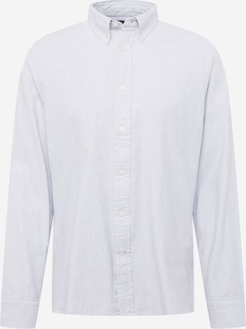 Banana Republic Button Up Shirt 'OXFORD' in Grey: front