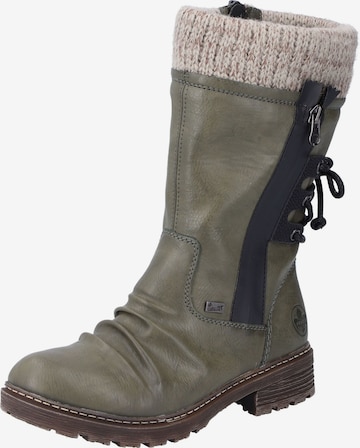 Rieker Boots in Green: front