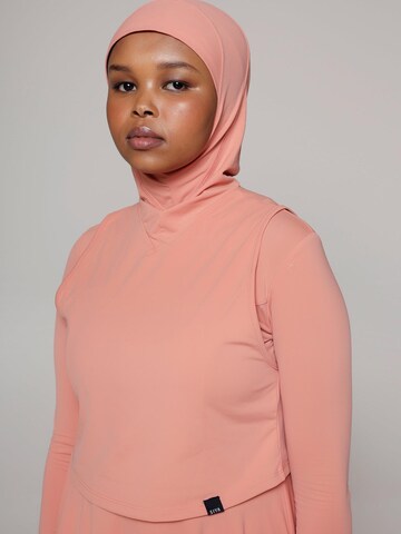SIYA Swimwear Badeanzug 'Hijab' in Orange: Vorderseite