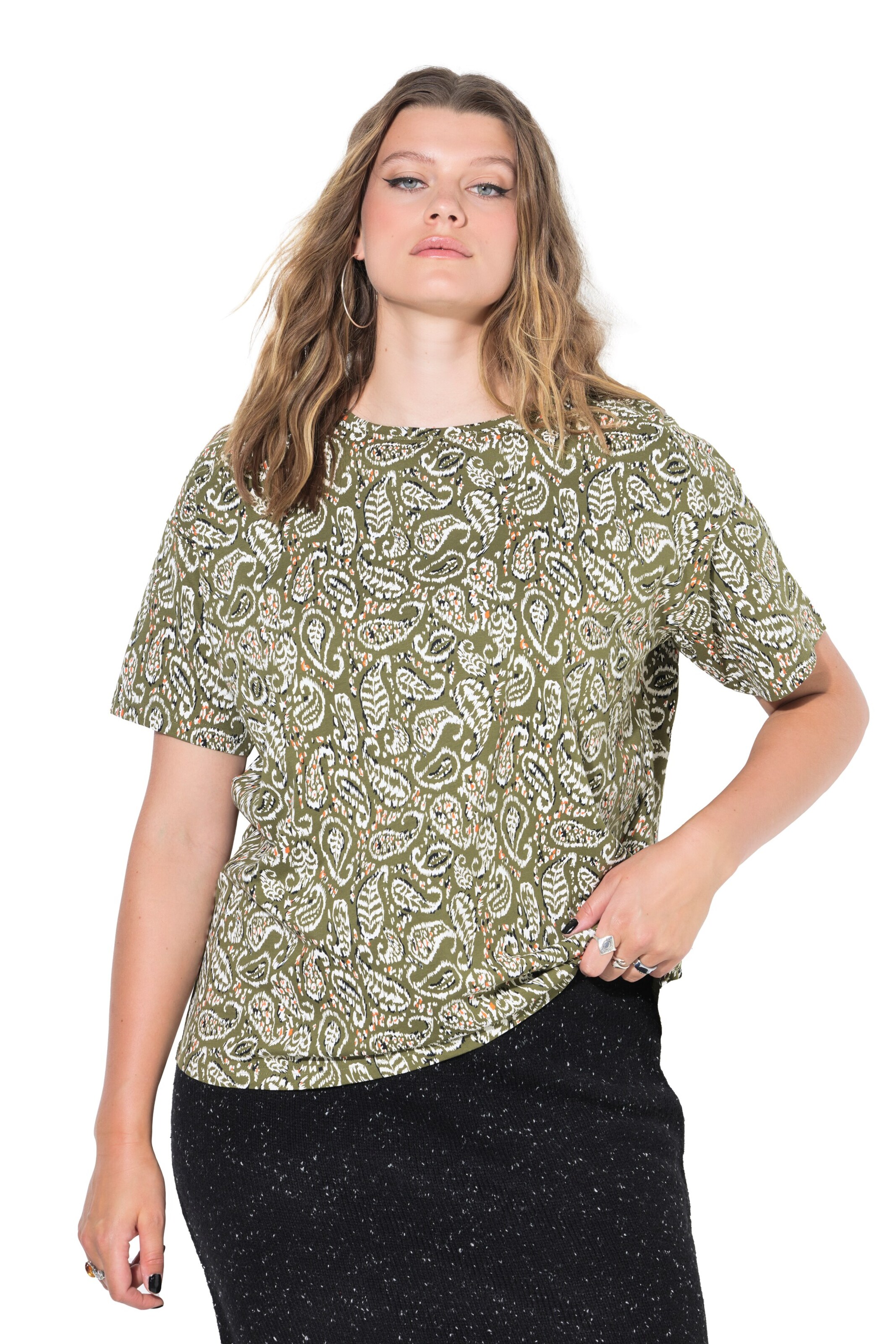 Studio Untold Shirt in Green: front