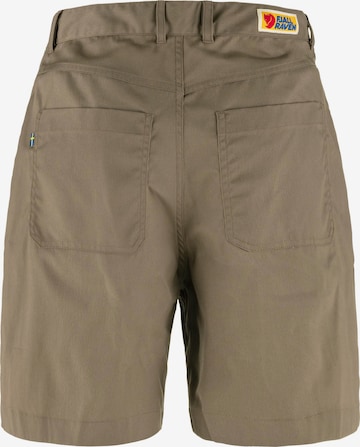 Fjällräven Regular Athletic Pants 'Vardag' in Brown