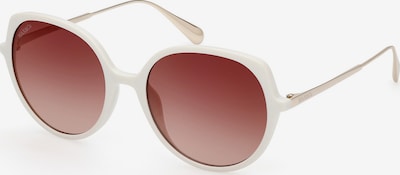 MAX&Co. Saulesbrilles, krāsa - kastaņbrūns / balts, Preces skats