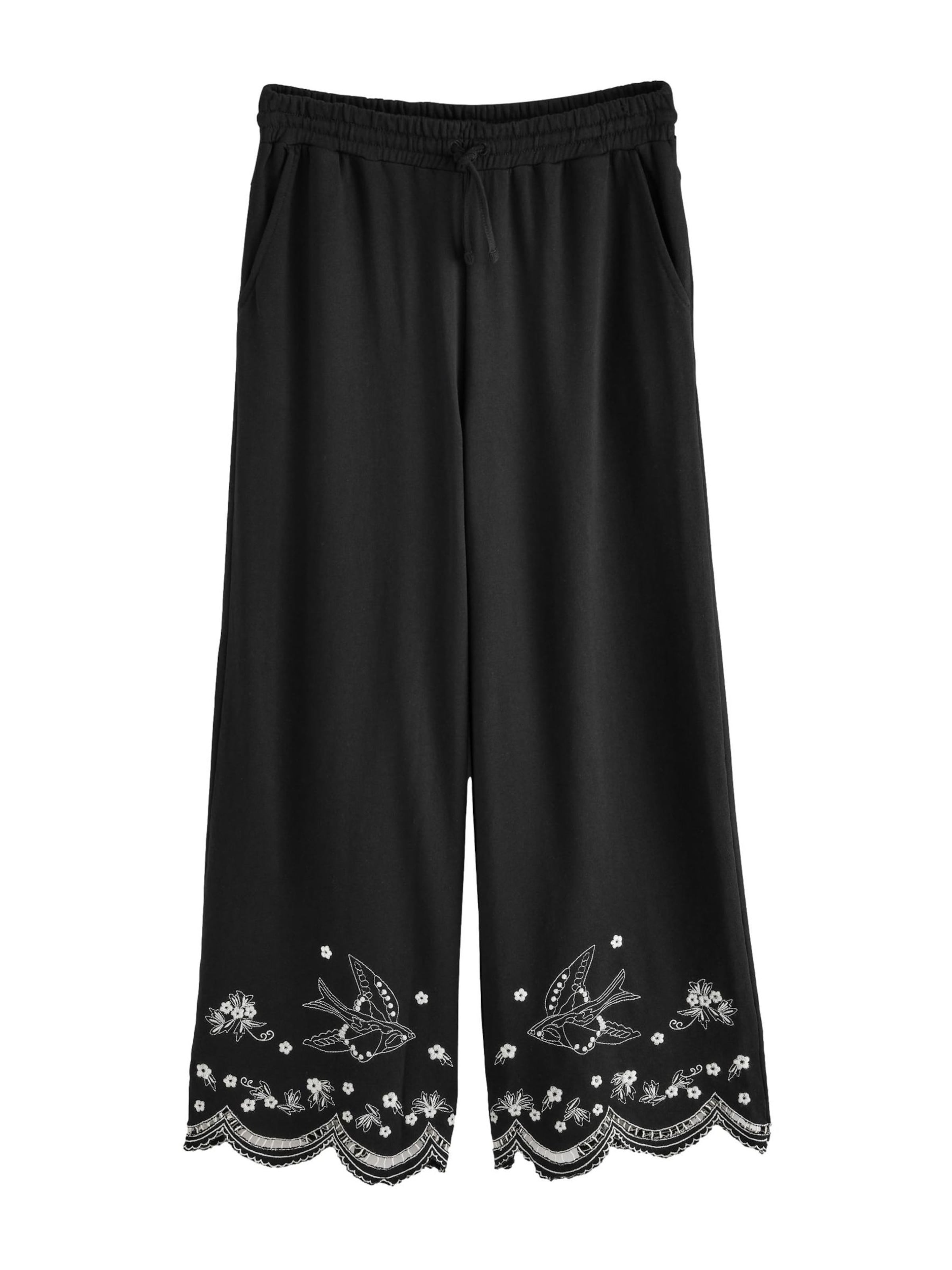 Rockett St George Wide Leg Bukser 'Rockett St George' i sort: forside
