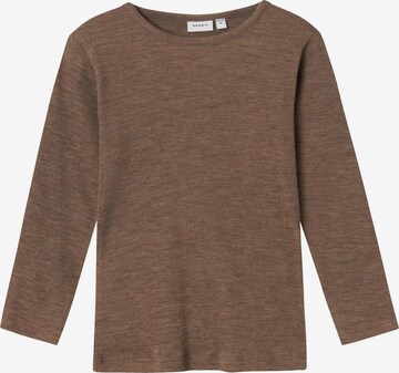 Maglietta di NAME IT in marrone: frontale