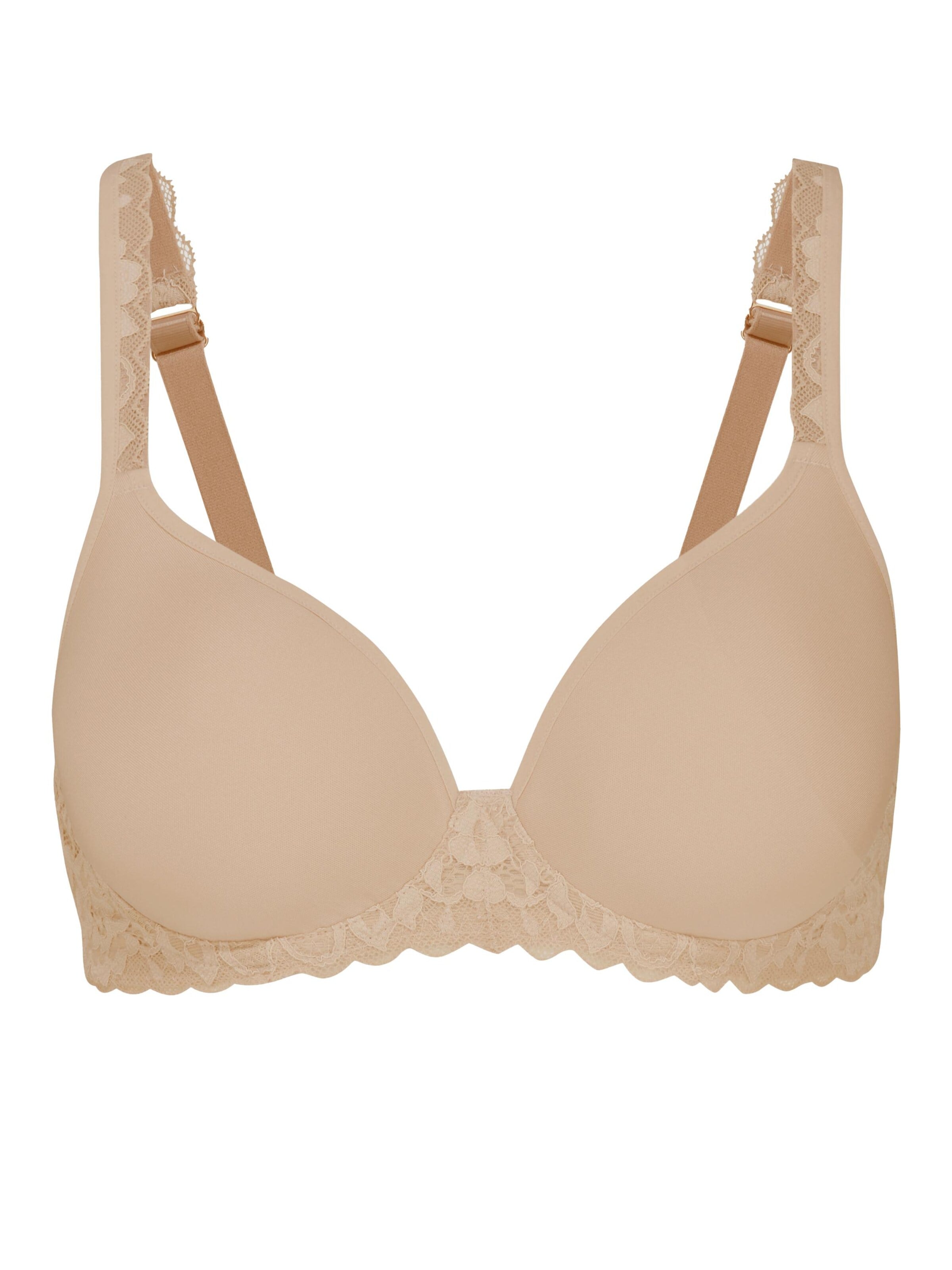 Reggiseno 'Natural Comfort Lace' di CALIDA in rosa: frontale