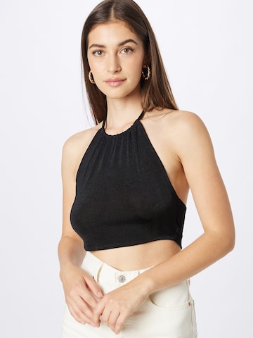 NLY by Nelly Top in Black: front