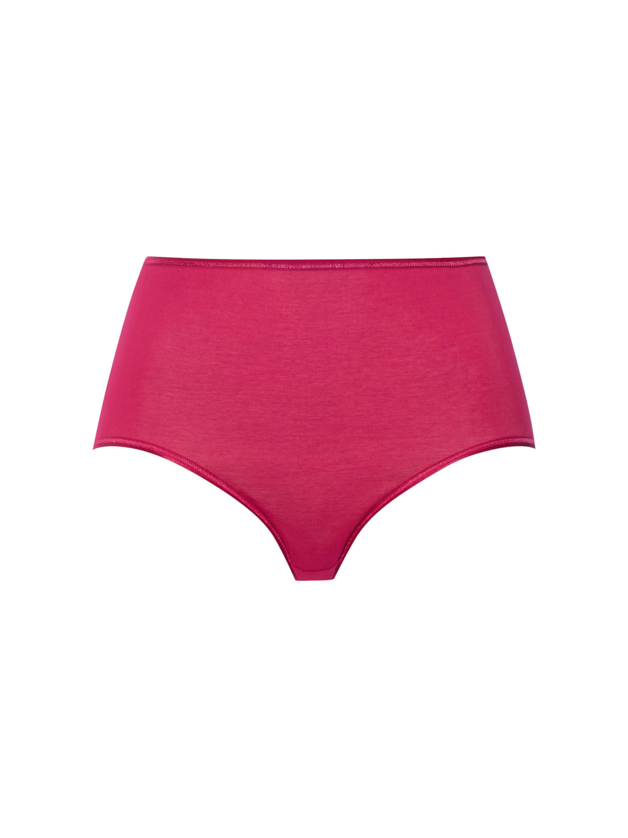 Slip ' Cotton Seamless ' Hanro en rouge : devant