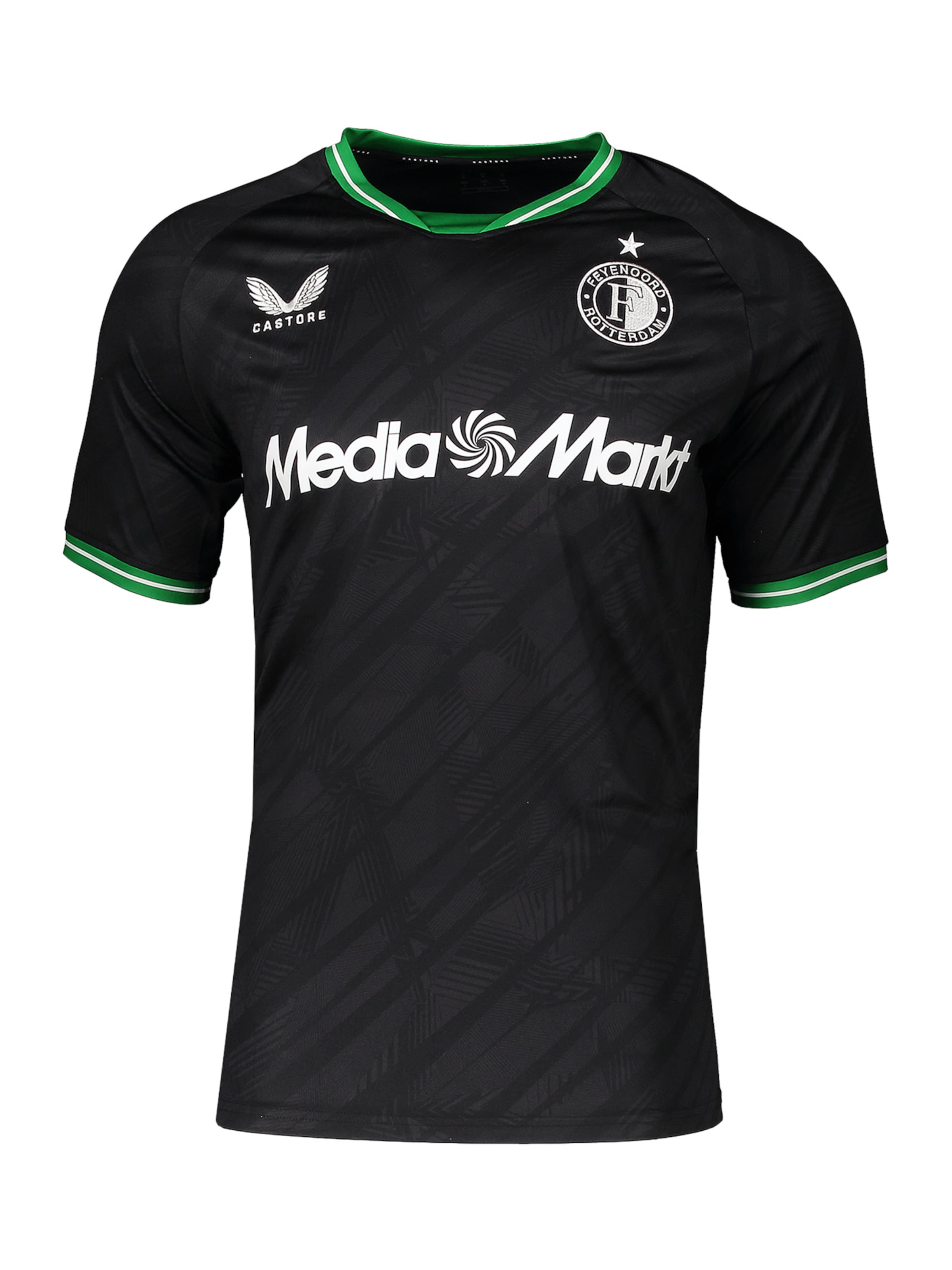 Castor Jersey in Black: front