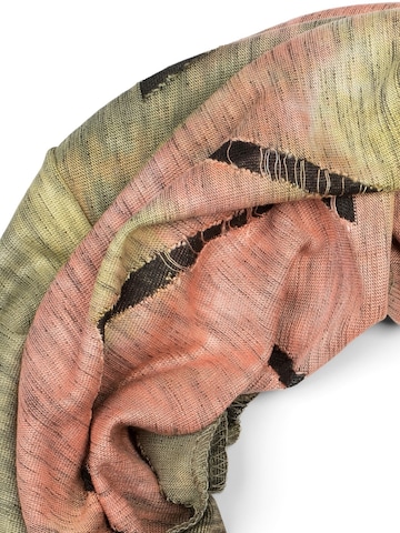 styleBREAKER Schlauchschal 'Loop Schal Destroyed Batik Farbverlauf'‌‌‌ in Grün