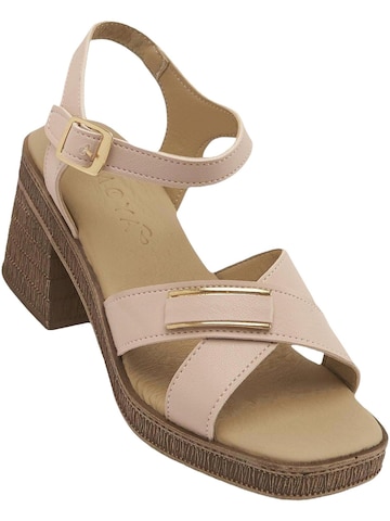 Limoya Sandaal 'Gisella' in Beige: voorkant
