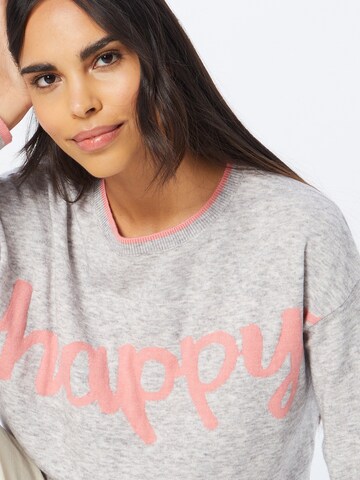 Wallis Sweater 'Happy' in Grey