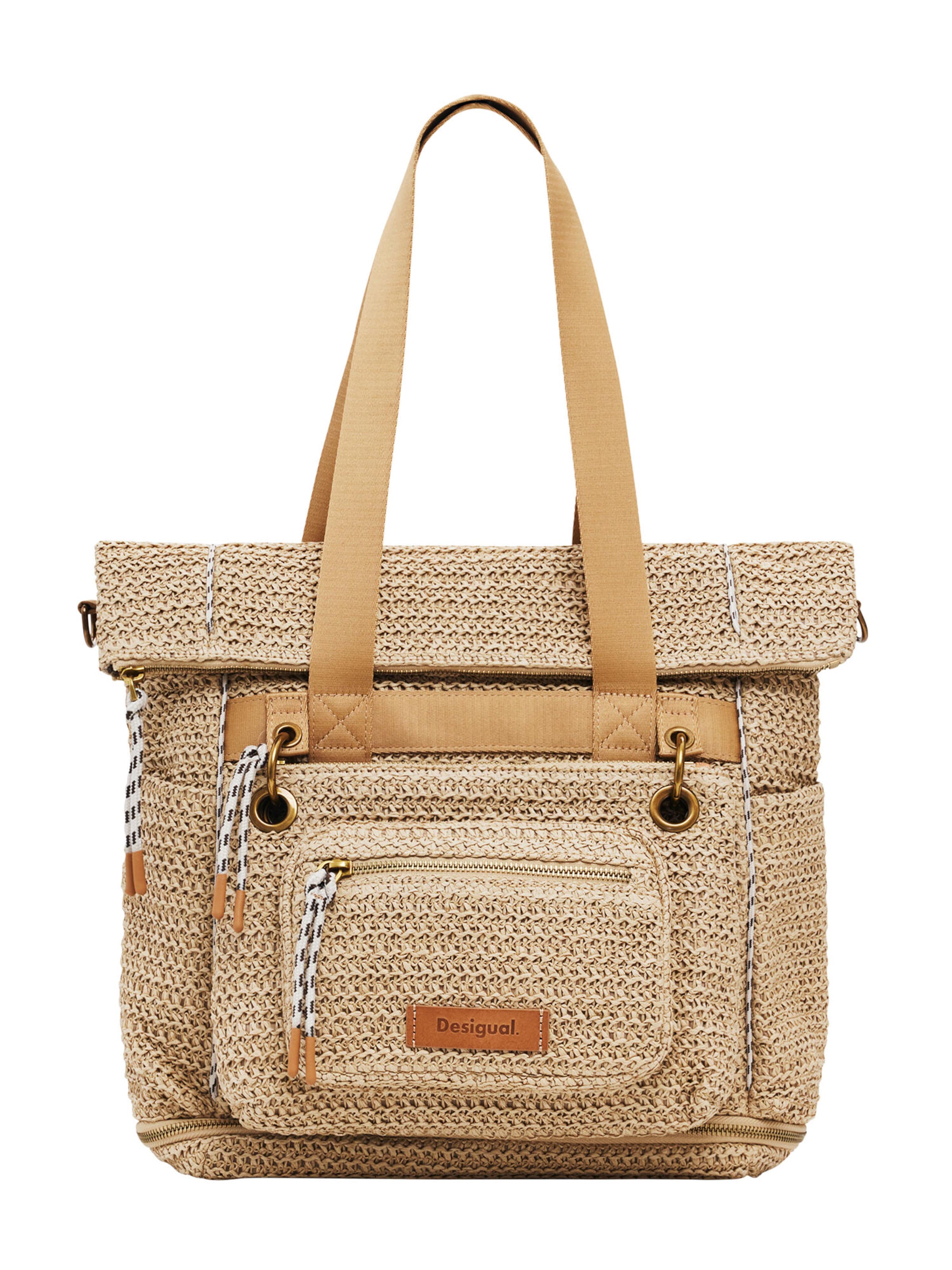 Desigual Rucksack 'Voyager' in Beige: Vorderseite