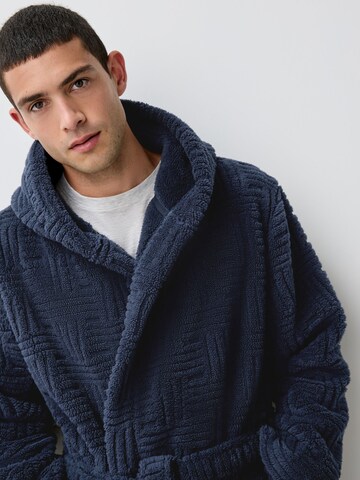 Next - Roupão comprido em azul