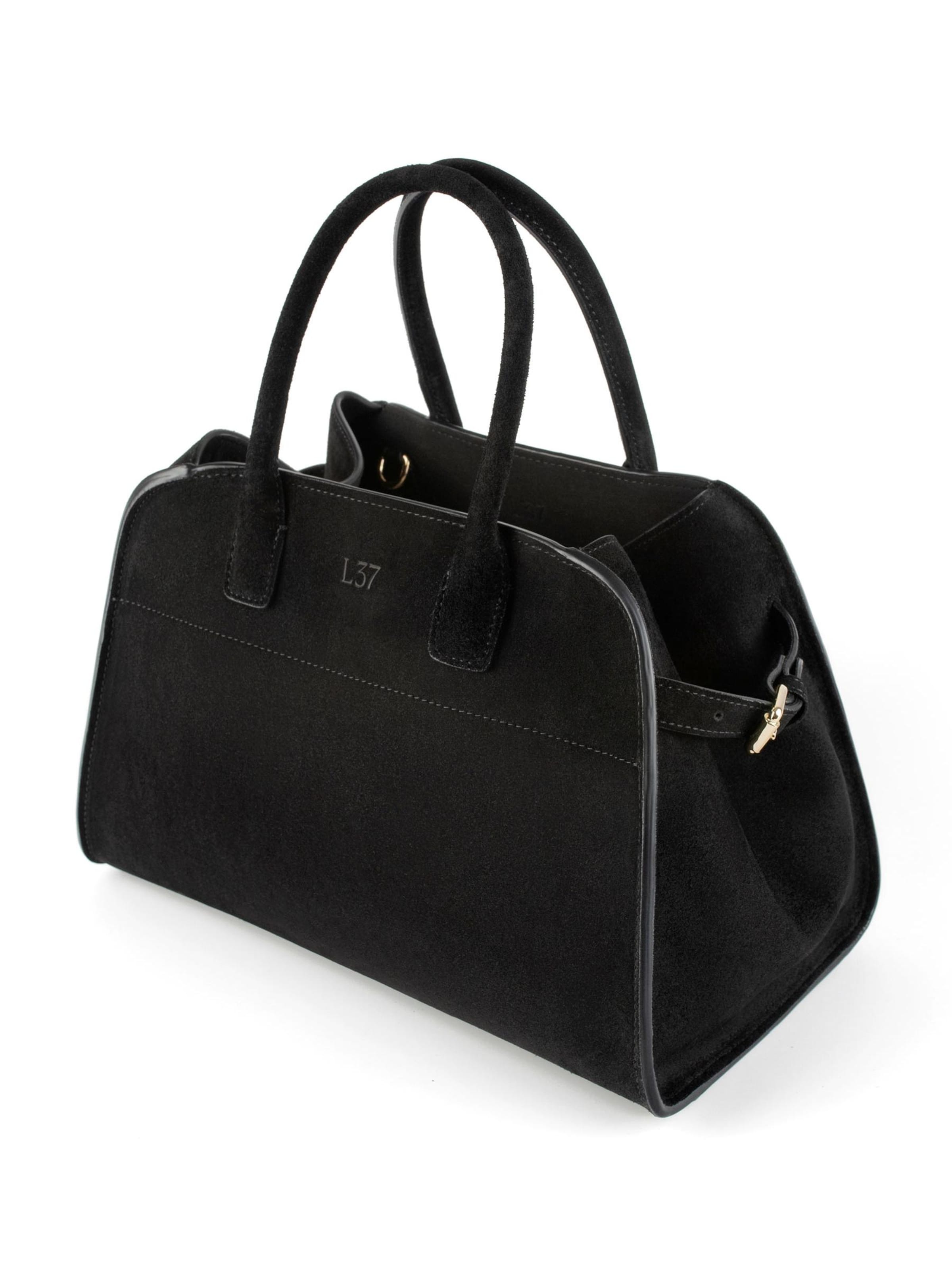 L37 HANDMADE SHOES - Bolso de mano 'BON VOYAGE MINI' en negro