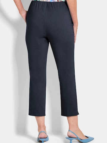 Goldner Slimfit Hose in Blau