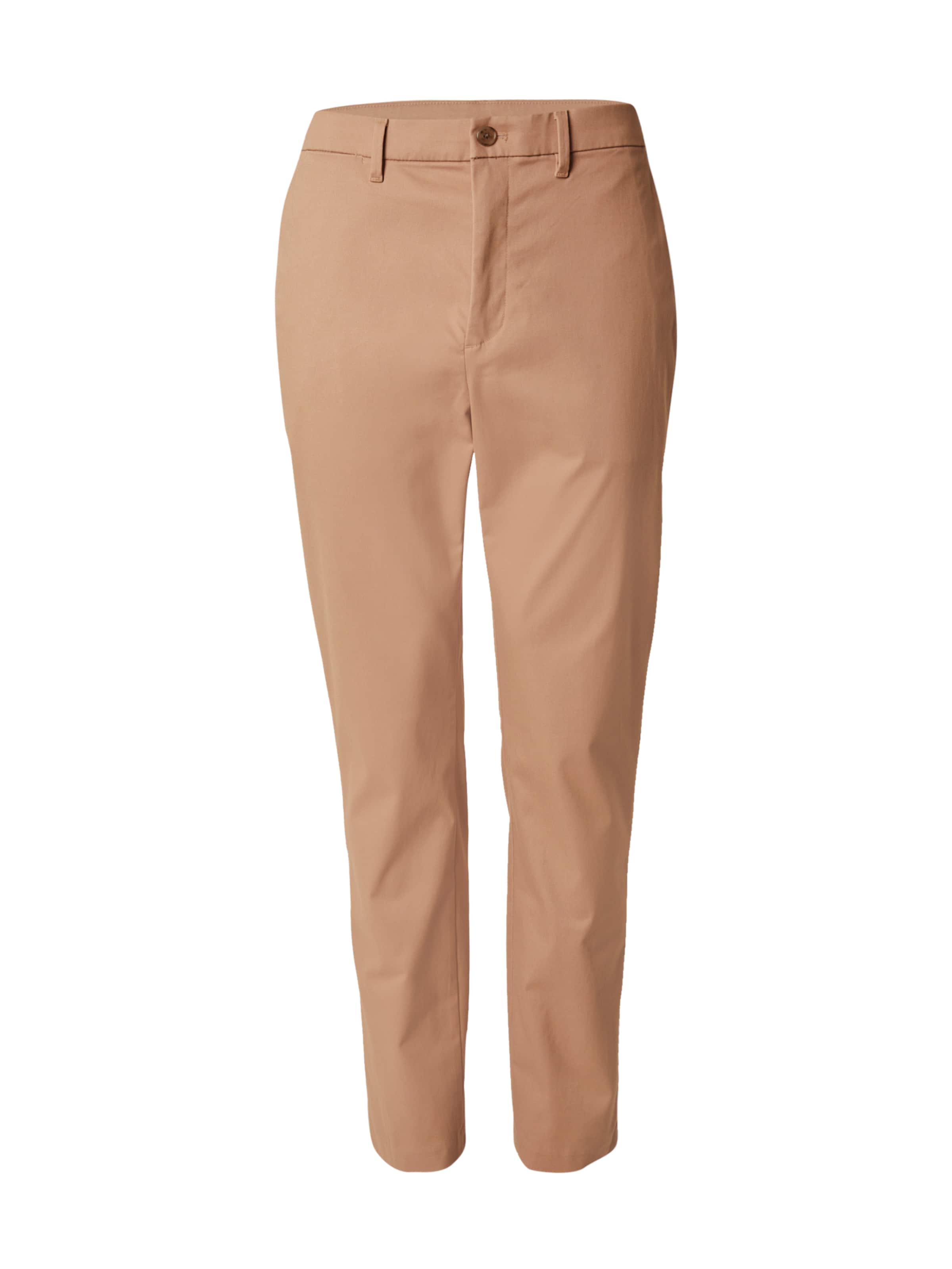 oranžs Calvin Klein Piegulošs Čino bikses: no priekšpuses