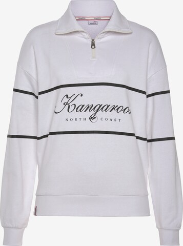 KangaROOS Sweatshirt in Weiß: predná strana