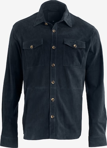 18N62 Button Up Shirt 'NEFran' in Blue: front