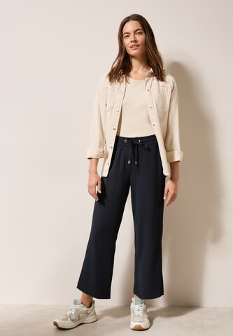 CECIL Wide Leg Hose in Blau