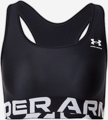 Bustieră Sutien sport 'Authentics' de la UNDER ARMOUR pe negru: față