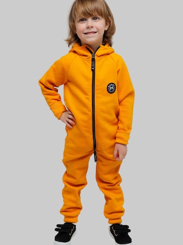 MANUL Overall 'Cheddar by MANUL – Basic BackZip' in Oranje: voorkant