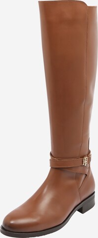 Bottes TOMMY HILFIGER en marron : devant