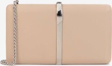 Pochette di Kazar in beige: frontale