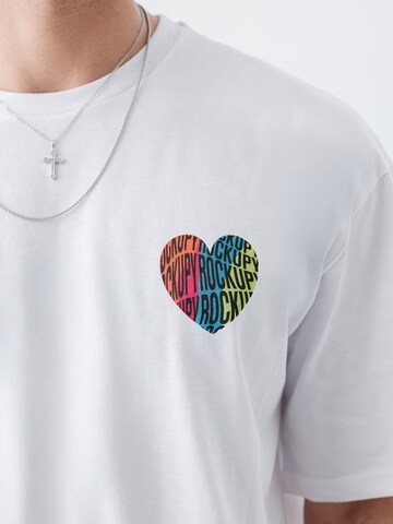 Rockupy Oversized Shirt 'Samu' in White