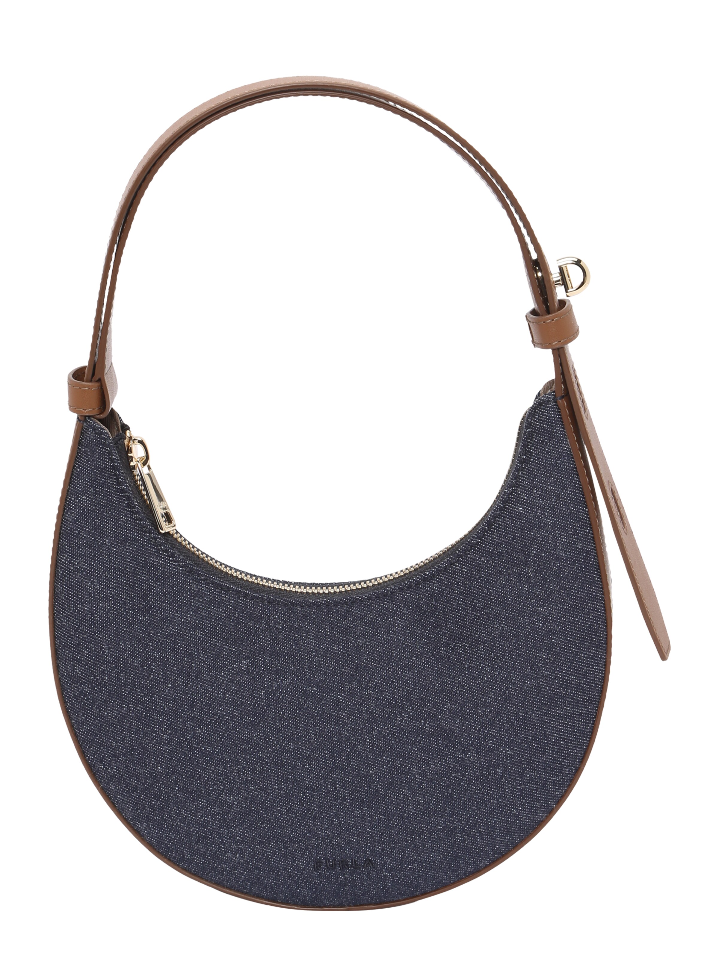 FURLA Schoudertas 'Delizia Mini' in Blauw: voorkant