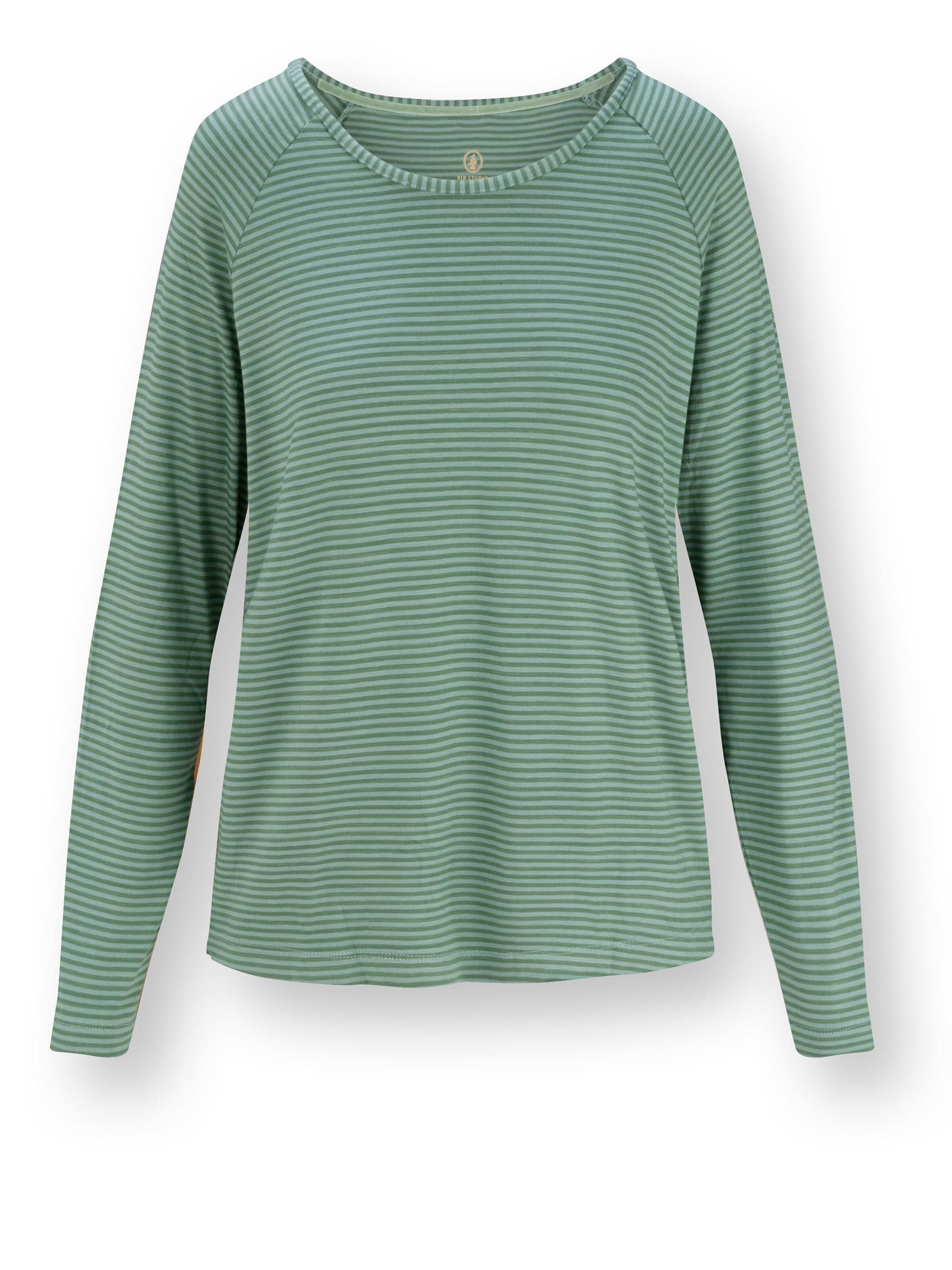 PIP STUDIO Pajama Shirt in Green: front