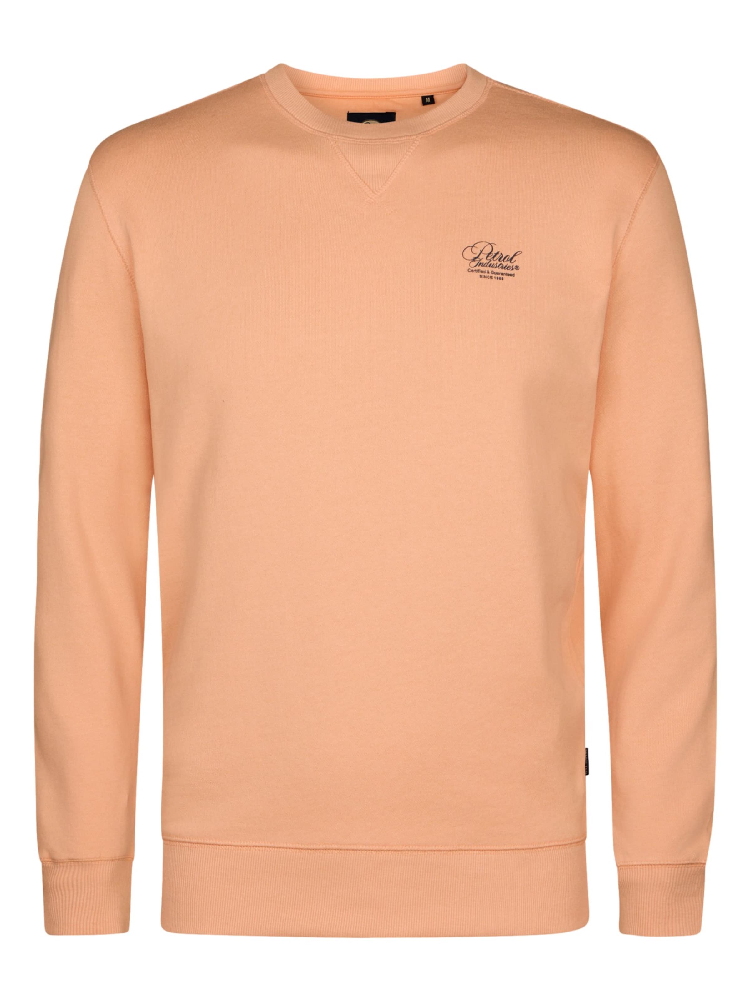 Petrol Industries Sweatshirt in L in de kleur Oranje, Productweergave