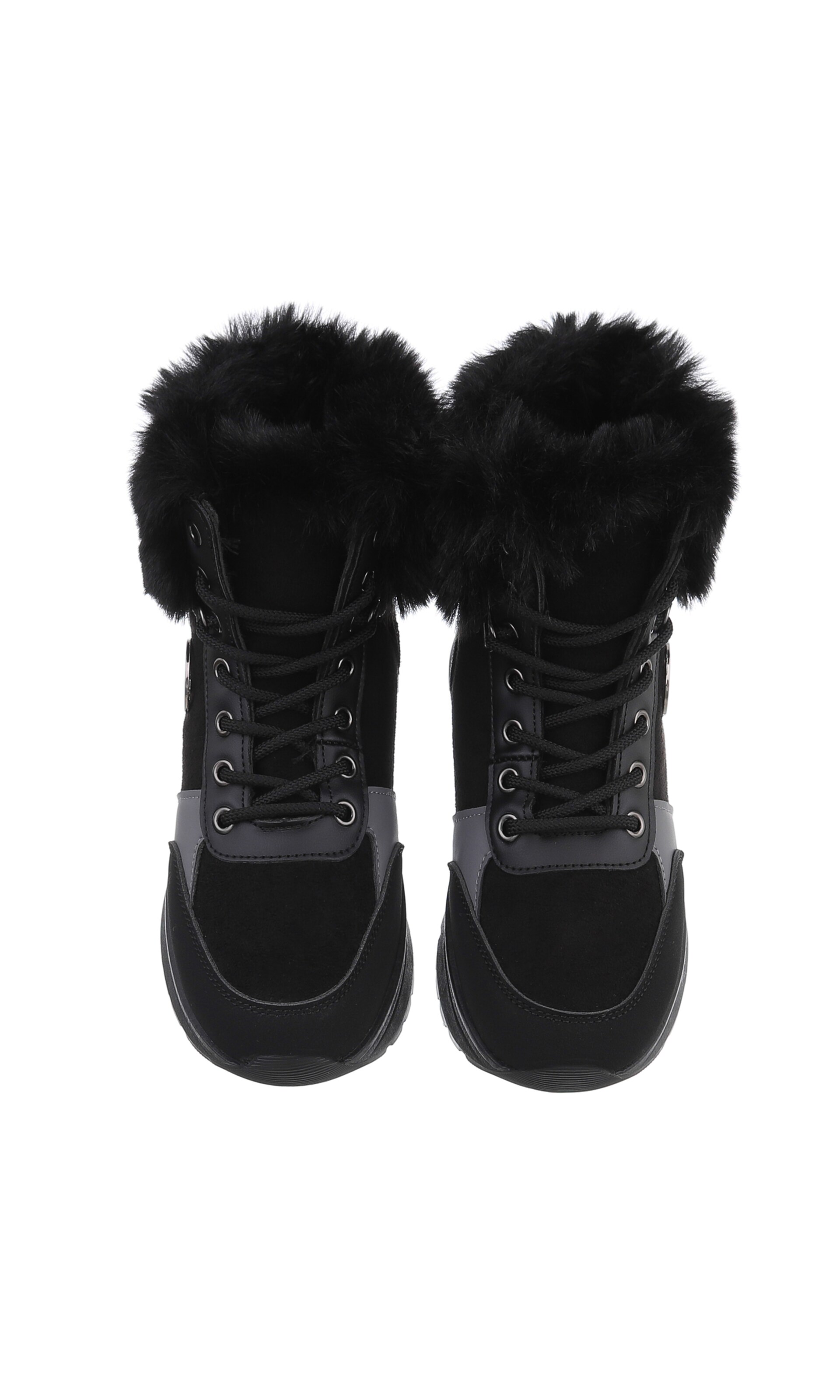 Ital-Design Stiefelette in Schwarz
