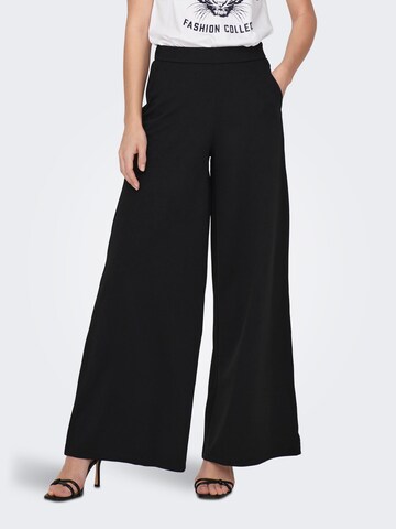 JDY Wide leg Broek in Zwart: voorkant