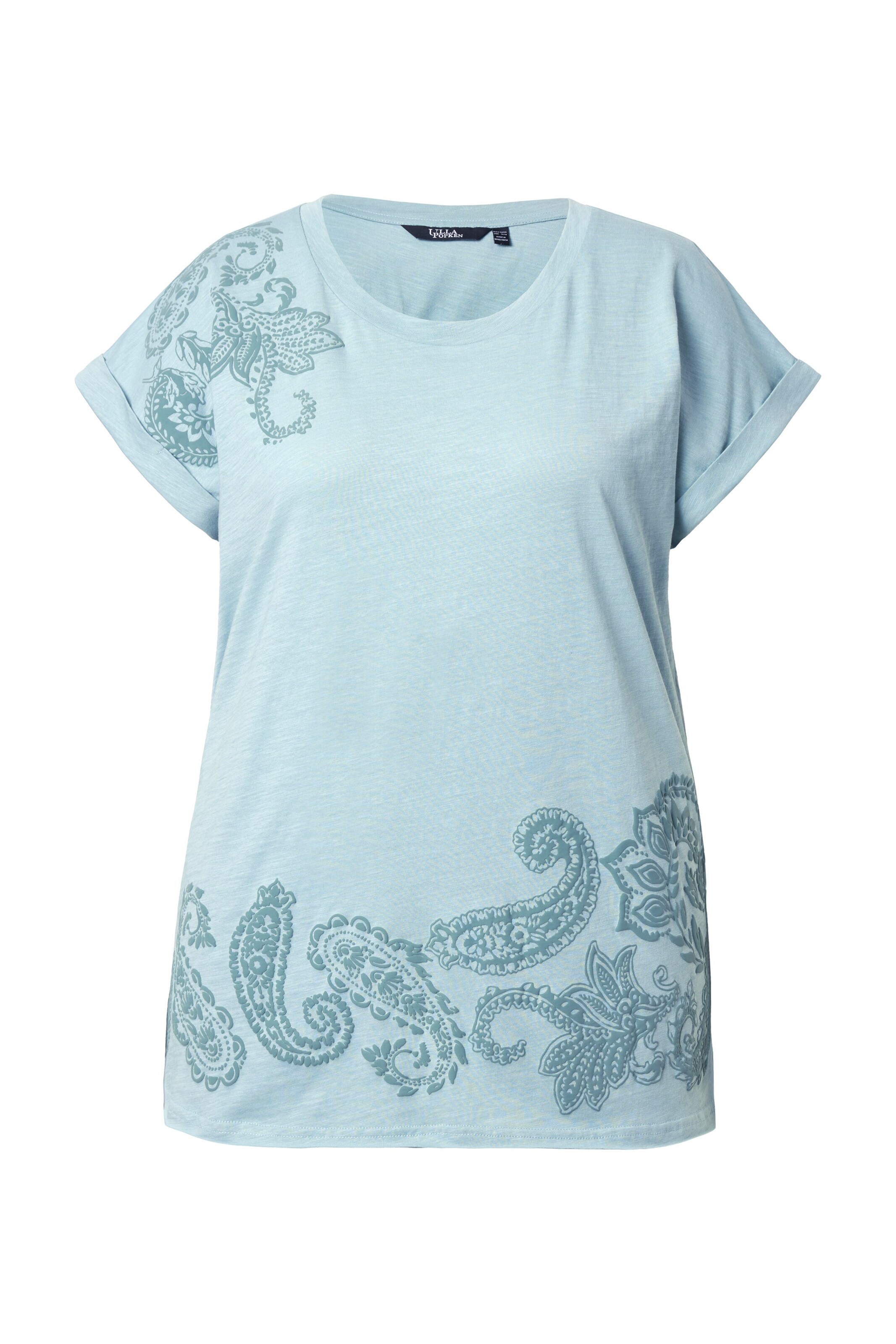Ulla Popken Shirt in Blauw: voorkant