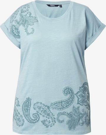 Ulla Popken Shirt in Blauw: voorkant